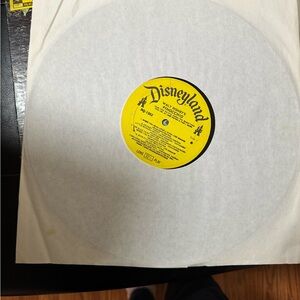 Disneyland Vinyl Record with Yellow Label